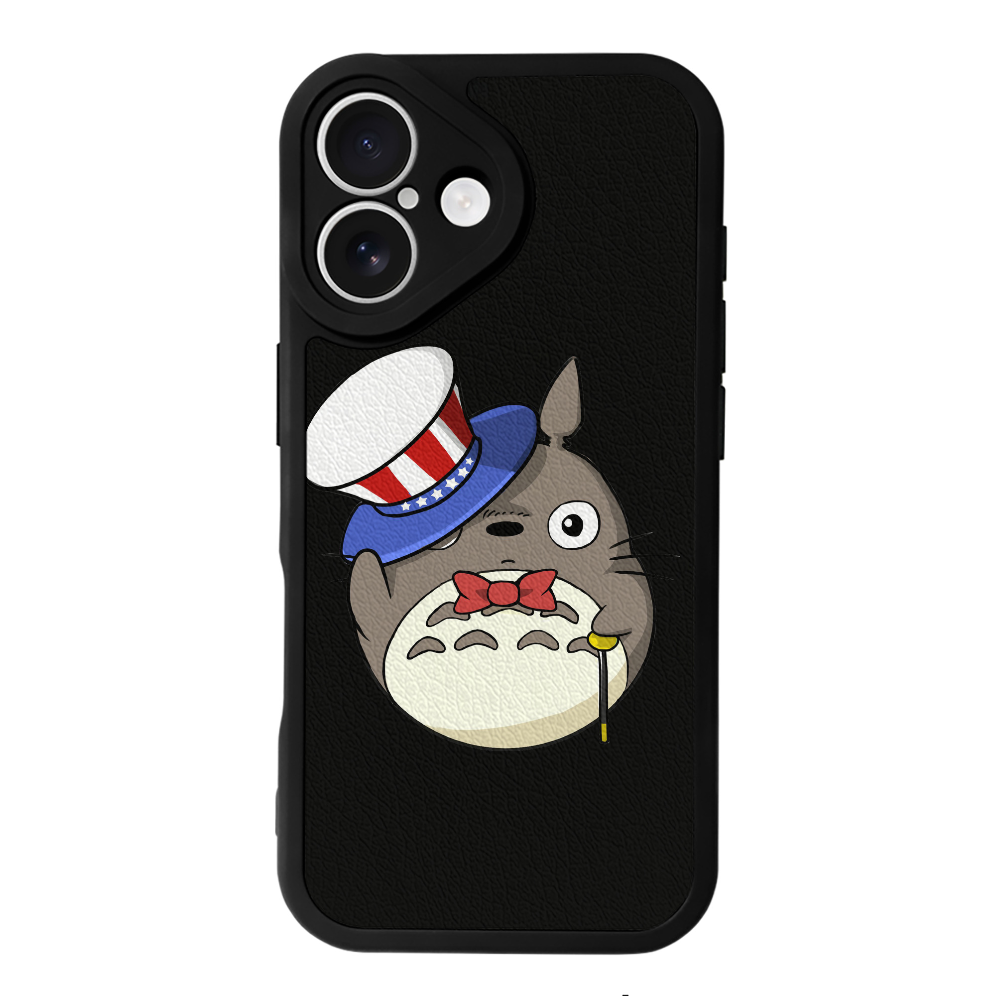 （画像用） となりのトトロ 草壁メイ 草壁サツキ My Neighbor Totoro Satsuki Kusakabe Mei Kusakabe 【iPhone 16シリーズ対応】シリコンスマホケース（レザー調） 材質：シリコン